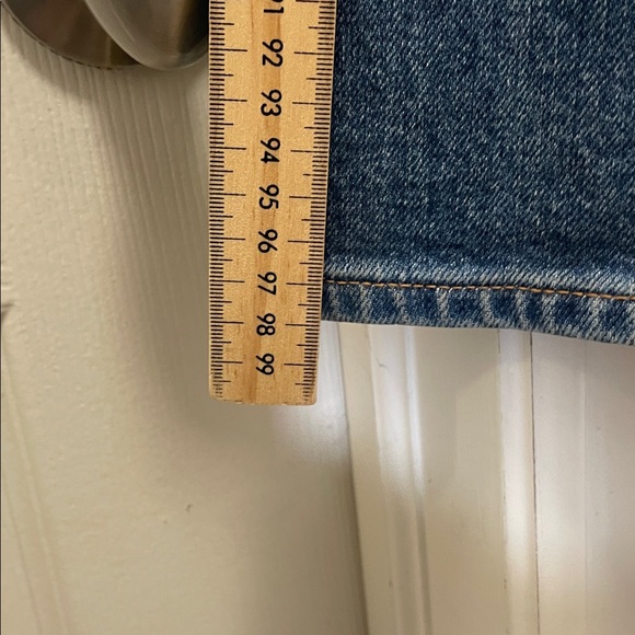 Aritzia - Denim Forum - Arlo High Rise Straight Denim Jeans - Blue - 27x28 - Picture 7 of 14